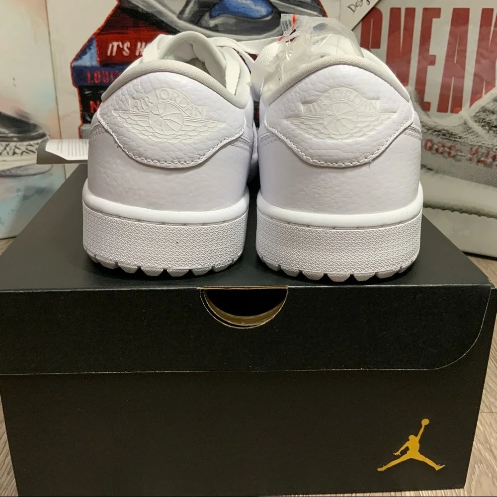 New Nike Air Jordan 1 Low Golf Triple White Size 11 Men’s DD9315-101